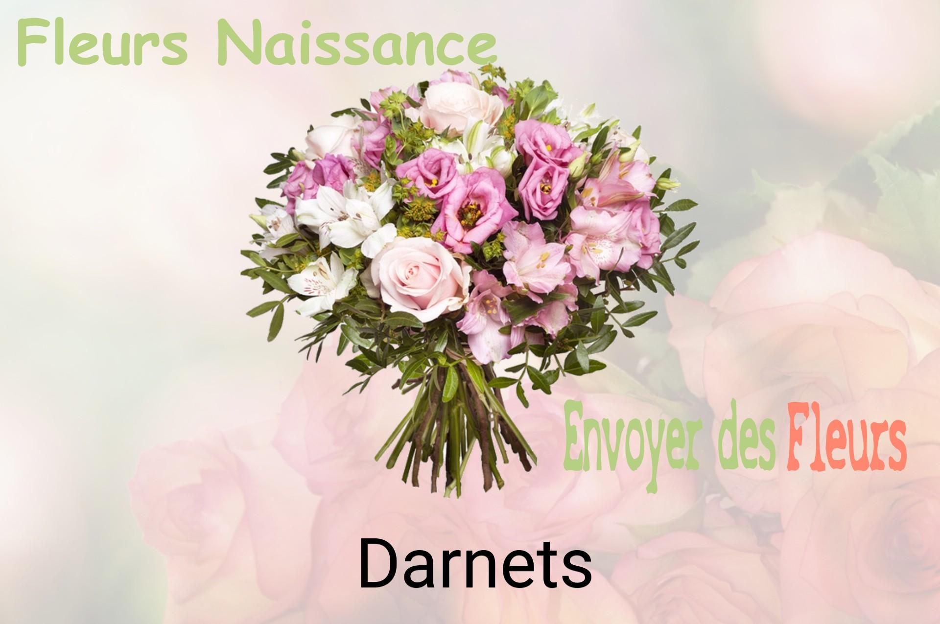 Bouquet de fleurs de naissance livré à Darnets